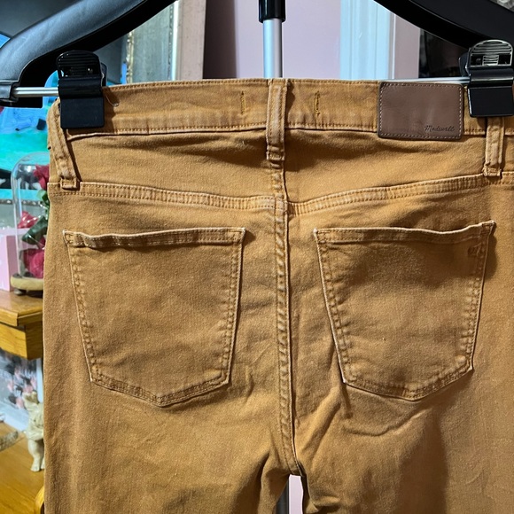 Madewell 9”Mid-Rise Skinny Jeans: Garment-Dyed Button-Front Edition - Picture 7 of 16